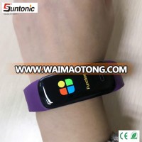 2018 New Smart band C1 PLUS IP67 0.96'' color touch screen Wristband Blood Pressure Heart Rate Monitor Bracelet for IOS Android