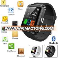 2017 hebrew language u8 dz09 gt08 smart watch 1.54inch touch screen bluetooth wrist watch mobile phone